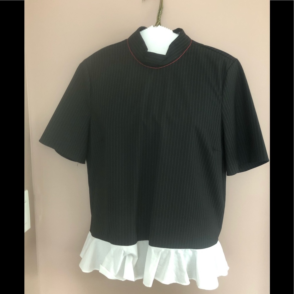 EUC Oversized Zara Woman Peplum Top
